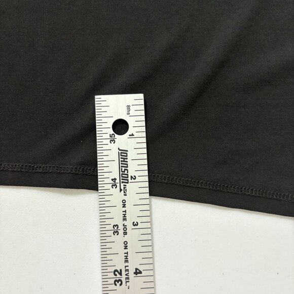 Original Anthony Tunic Top Size S Black Long Sleeve Asymmetric Stretch - Picture 13 of 13